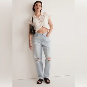 Slouchy boyjean worn once